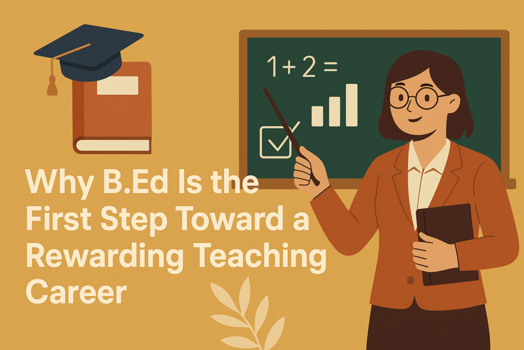Why B.Ed Is the First Step Toward a Rewarding Teaching Career
